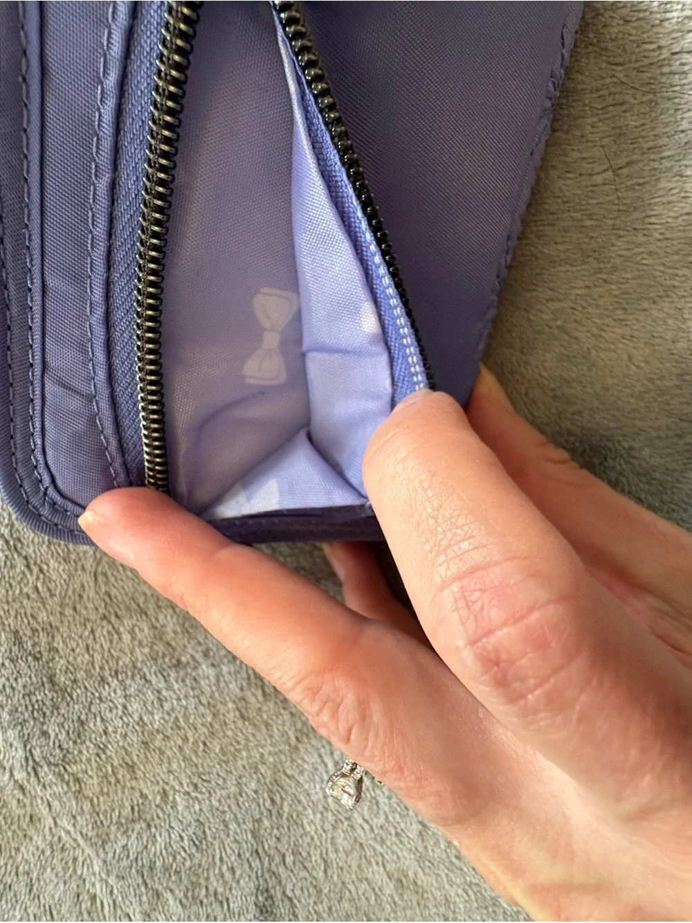 lug Quilted Lavender Legacy Minuet Wallet - Picture 6 of 6